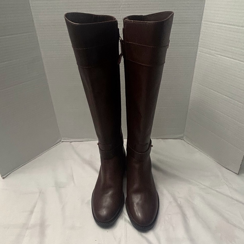 TORY BURCH LEATHER BOOTS - Picture 13 of 14